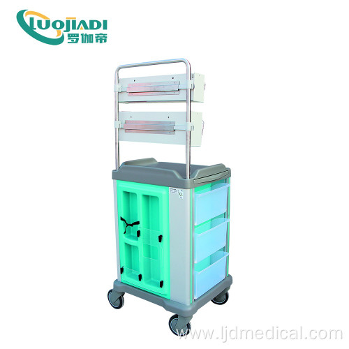 ABS Hospital Emergency Ambulance Medical Drugs Trolley